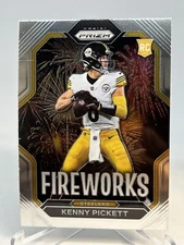 2022 Panini Prizm Fireworks Kenny Pickett #F-19 Rookie RC