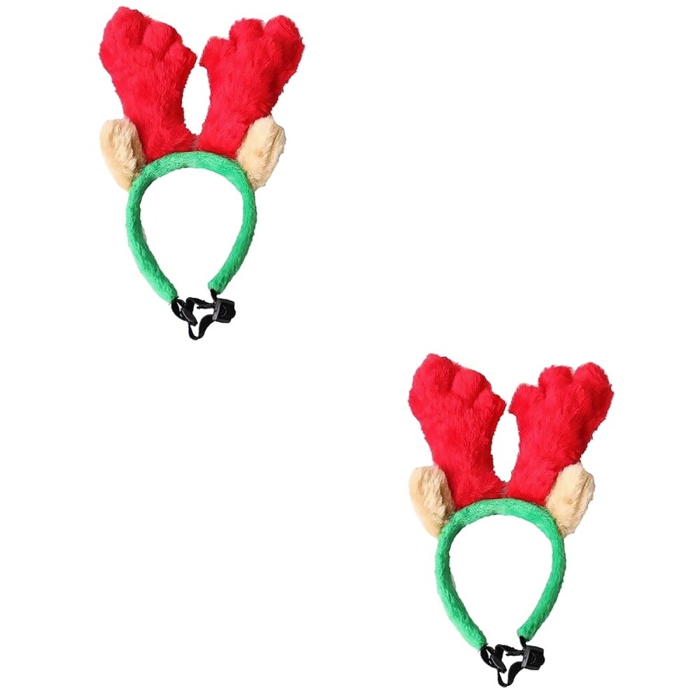 2 Pack Dog Reindeer Horn Antlers Headband Reindeer Dog Costume Pet eBay