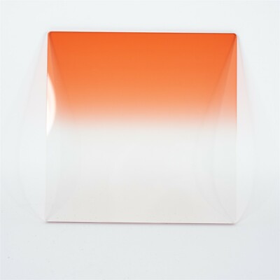 Unbranded Graduated Salmon Sunset #1 6.6''x6.6'' Filter 6.6 x 6.6
