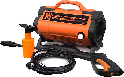 #ad PW1900 2000 PSI 1.6 GPM 13 Amp Variable Flow Electric Pressure Washer Black $160.42
