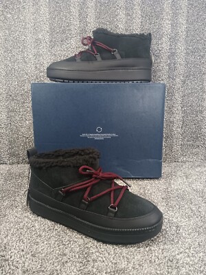 New Cole Haan Cloudfeel Waterproof Lace Snow Mini Womens Size 8.5 B Boots Shoes 