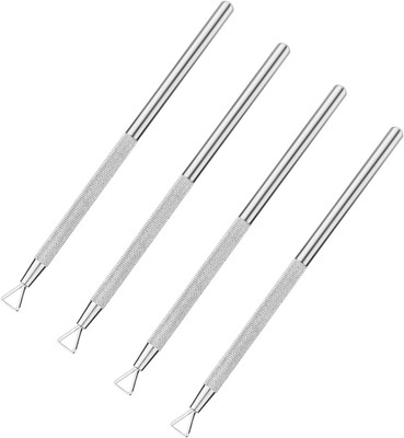 4-Pack Metal Lottery Ticket Scratchers - Stainless Steel Scraper & PVC Handle