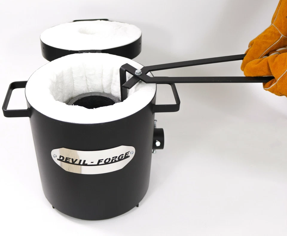 FB2Mb–10KG 气体金属熔化炉丙烷锻造坩埚夹 2 合 1 美国 — 第 4/4 张图片