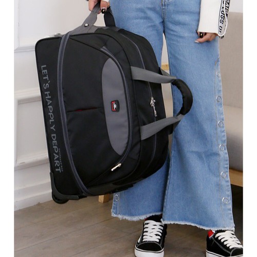 Upgrade Rolling Duffel Bag w/ Wheels Trolley Travel Bag Waterproof & Expandable - Picture 18 of 30