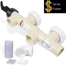 For Pentair 263064 PVC Push Pull Slide Valve 2" Slip 7.5" Centerline Replacement