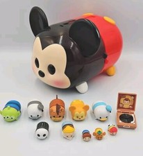 Disney Tsum Tsum Mickey Mouse Stack N Display Storage Case w/Vinyl Figures