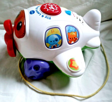 Vtech Fly  Learn Airplane Baby Toddler Toy Musical Lights Up Colors Counting