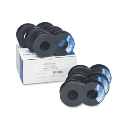 Part# 107675-001 Extended Life Text Ribbon Cartridge 6Pack - 30.000.000 Characte