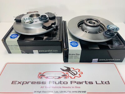 Citroen C3 MK3 2010-2020 Rear Brake Disc and Pads Set with  Bearing & ABS Sensor