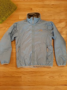 The North Face Women S M Softshell Puffer Jacket Light Blue Ebay