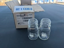 PYREX 100mL Round Media Storage Bottles 10 pieces GL45 No Cap No Ring 1395-100