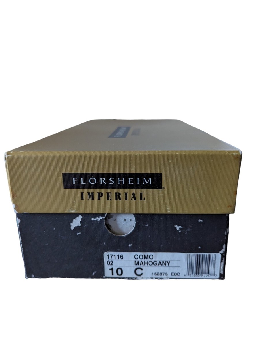 Florsheim Imperial Como Mahogany Leather Dress Shoe Moc Toe Bit