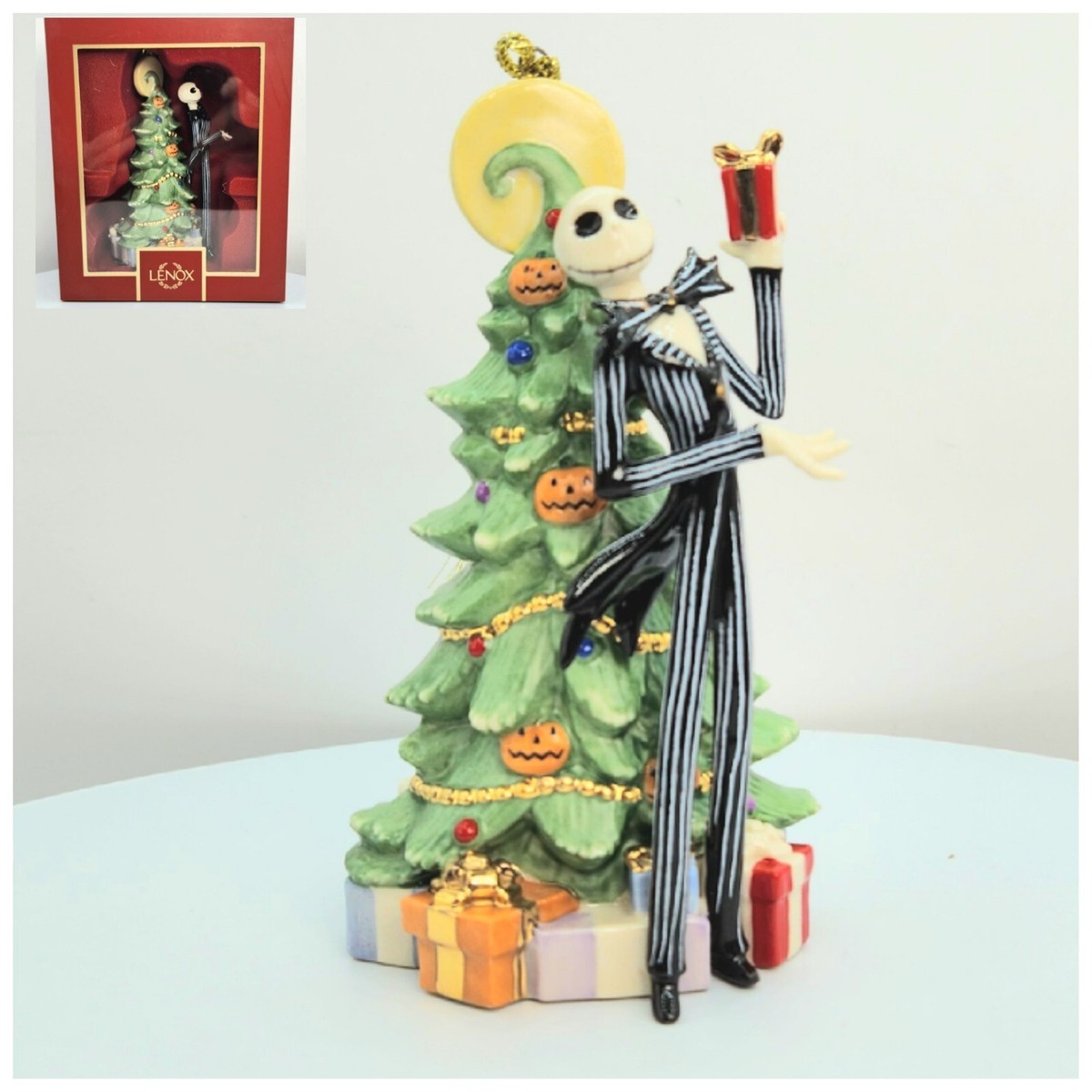 🤍Lenox Nightmare Before Christmas Jack Skellington And Tree