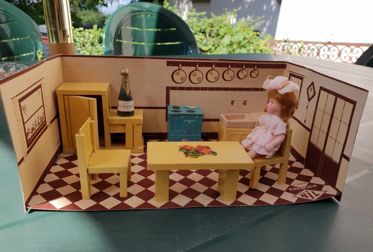 Petite maison de poupée en vinyle pour petite princesse Ideal