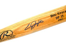 ERIC JAGIELO AUTOGRAPHED BAT (YANKEES) W/ PROOF! - Spring Training Used Bat!