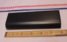 1 pc. Matte Black: Ceramic Radius Bullnose Tile by American Olean Co.  2" X 6"