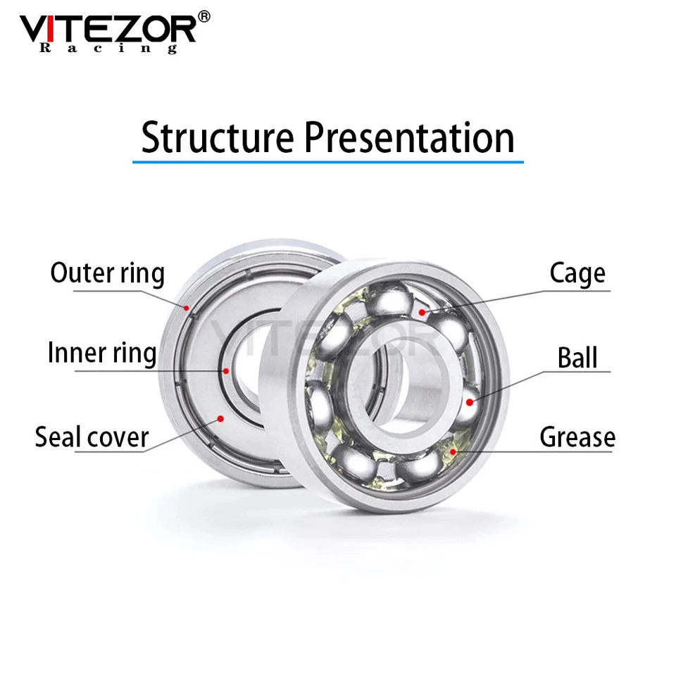 For Thunder Tiger Redline RL-53H .53 Bearing Kit - Image 4 of 4