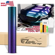 Galaxy Dust Gloss Purple Teal Metallic Car Sticker Decal Vinyl Wrap Sheet Film