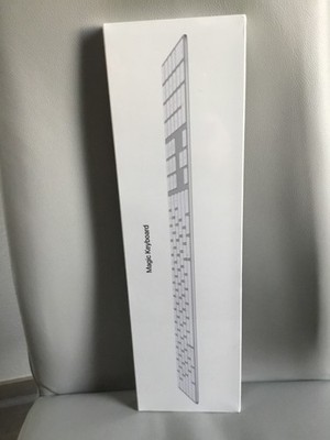  apple Magic Keyboard with numberic keypad silver QWERTY Modell: A1843