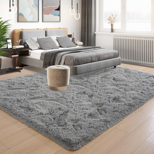 Super Soft Fluffy Rug for Bedroom, Modern Shaggy Rug Fuzzy Kids Rug for Livin...