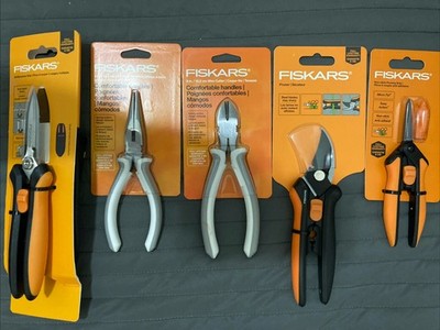 Fiskars Garden Tools Multipurpose Snips Pruner Wire Cutter Pliers + More Eb43