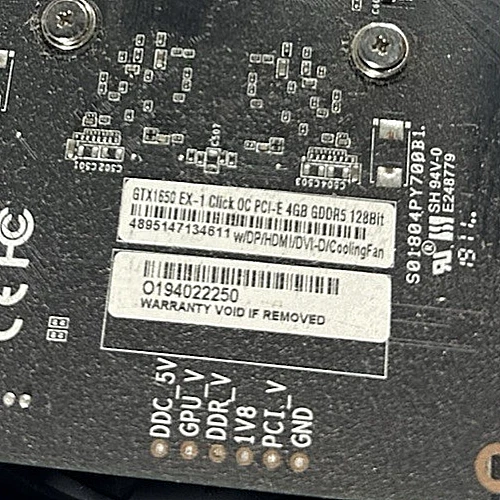 GPU Galax NVIDIA GeForce GTX 1650 4 GB EX-1 Click OC PCI-E 3.0 GDDR5 - Probada Foto 4 de 4