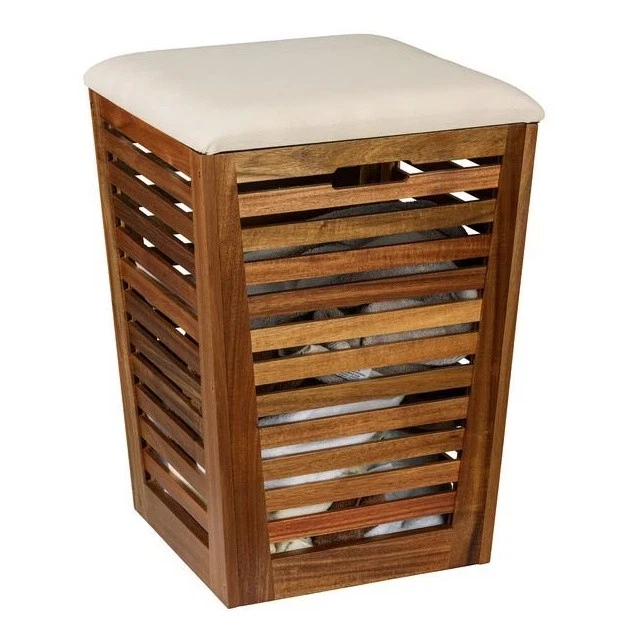 Wäschekorb mit Sitz FONDI, H. 56 cm - Bild 3 von 4