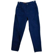 Vintage Boniour Tapered Womens Jeans Size 13/14 P Dark Wash 100 Cotton USA Made