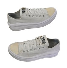 Converse Chuck Taylor Womens All Star Move Platform Sneakers Size 9 White Shoes