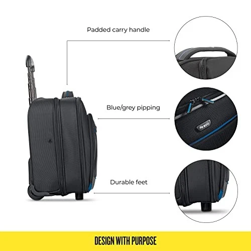 SOLO NEW YORK ACTIVE ROLLING OVERNIGHT LAPTOP BAG FITS UP TO 16IN TCC902-4/20 - Image 3 of 4