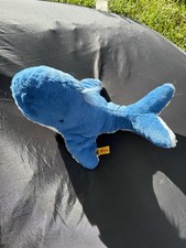 Steiff Blue Whale Plush, Tory, 11 Inch, Great condition, See photos