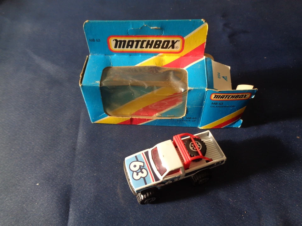 MATCHBOX MB 63 4 X 4 PICK-UP TRCK 63 ANNO 1986 SCALA 1:64 - Immagine 2 di 4