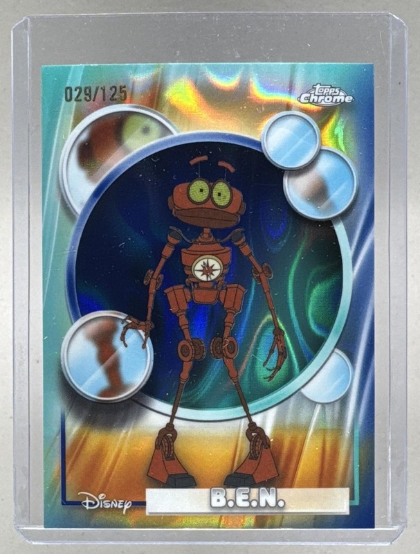 B.E.N. 2026 Topps Chrome Disney #64 Dark Blue & Light Lava /125