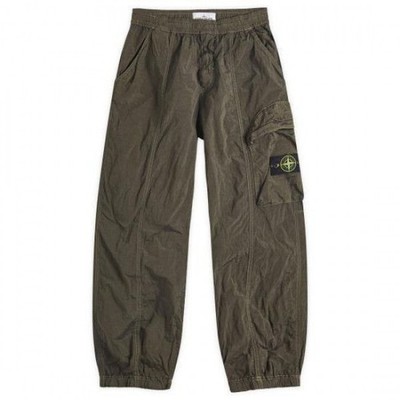 Stone Island weite Cargohose aus geripptem Samt zerknittert 500 TC 156726665