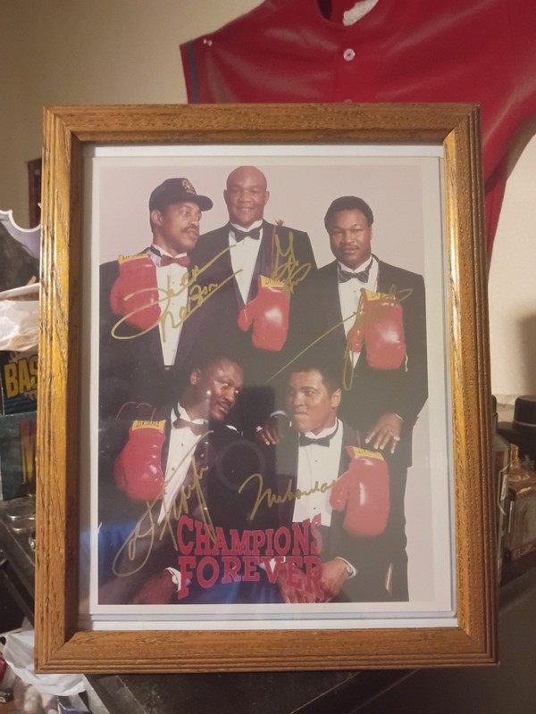 Muhammed Ali/Joe Frazier/George Foreman 8X10 Photo$10000