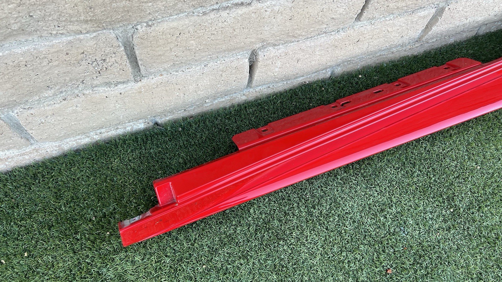 Ferrari 488 GTB Spider Left Side Rocker Panel Mouldings OEM Side Skirts
