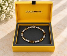 9ct Gold Goldsmiths Diamond Bracelet