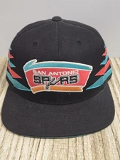 San Antonio Spurs Mitchell & Ness Hat Black Hardwood Classics One Size Fits All