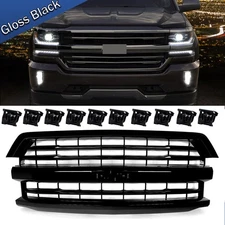 For 2016 2017 2018 Chevrolet Silverado 1500 Z71 Front Upper Grille 104-02697D