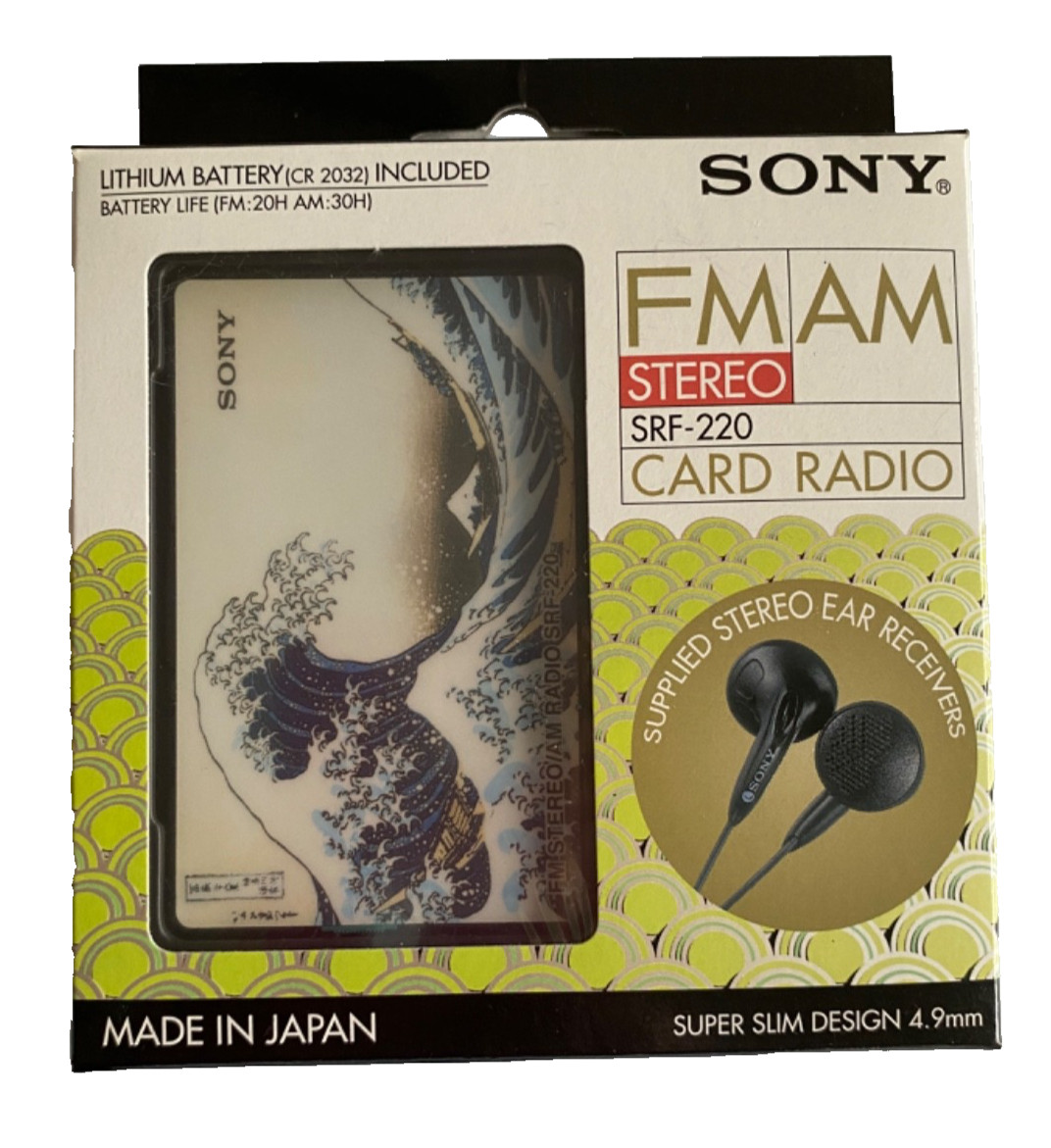 Radio de poche SONY SRF-220 FM AM pour écouter la musique en balade