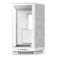 CC-H61FW-R1 NZXT H6 Flow RGB Midi Tower PC Weiß ATX micro Mini-ITX Stahl Geh ~D~