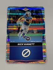 2025 UNO Elite Alt Jerseys Football Blue Foil - Nick Vannett - Tennessee Titans