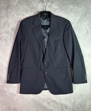 VTG Polo University Club Ralph Lauren Blazer Mens 42 Navy Wool USA Union Made