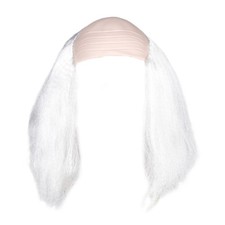 Old Man Balding Wig Cap Soft and Comfortable with Hair on Sides Costume Party