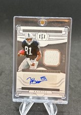 2022 National Treasures Tim Brown Lasting Legacies Patch Auto /99 Oakland Raider