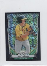 2014 Bowman Chrome Minis Black Shimmer Refractor Billy Burns #31 0a7