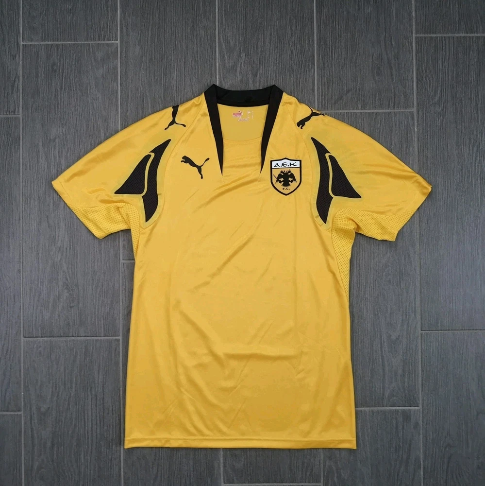 Vintage Retro 2007/08 AEK Athen Trikot Größe: S Fußball Streatwear Puma Sport