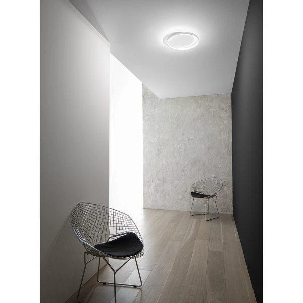GEA LUCE PLAFONIERA ALLUMINIO BIANCO 48W LED 3000K 3000LM - Immagine 2 di 3