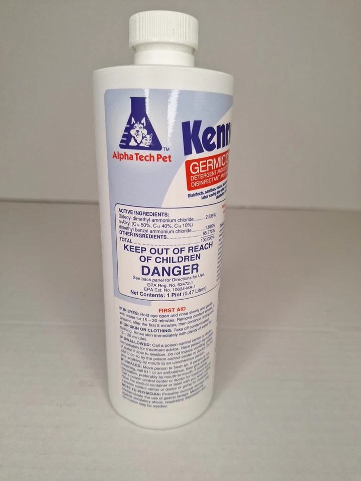 KennelSol® Germicidal Detergent & Deodorant - 1 Pint /16 oz - NEW Alpha Tech Pet - Image 4 of 4