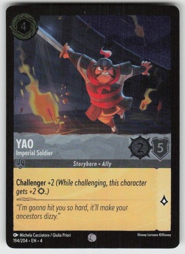Yao - Imperial Soldier 194/204 Common Cold Foil Ursula's Return